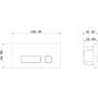 1er Klingel Modul | LED Namensschild | Aluminium