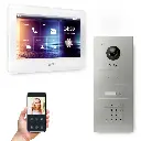 GOLIATH Hybrid 2-Draht BUS Türsprechanlage mit App 7 Zoll Weiß Keypad 