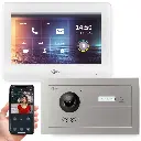 GOLIATH Hybrid 2-Draht BUS Video Türsprechanlage Horizontal Unterputz  7"