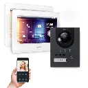 GOLIATH Hybrid IP Video Sprechanlage 1-Familie 2x 7 Zoll Aufputz 