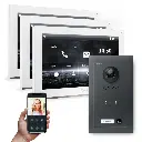 GOLIATH Hybrid IP Video Türsprechanlage Anthrazit 1 Fam Set