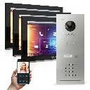 GOLIATH Hybrid IP Video Türsprechanlage 1-Familie 3x 10 Zoll HD Keypad 