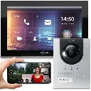 GOLIATH Hybrid IP Video Türsprechanlage Silber 1-Familienhaus 10 Zoll Aufputz