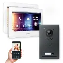 GOLIATH Hybrid IP Video Türsprechanlage mit App Anthrazit 1-Fam