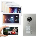 GOLIATH Hybrid IP Video Türsprechanlage App 5 Fam 5 x 10" HD Weiß