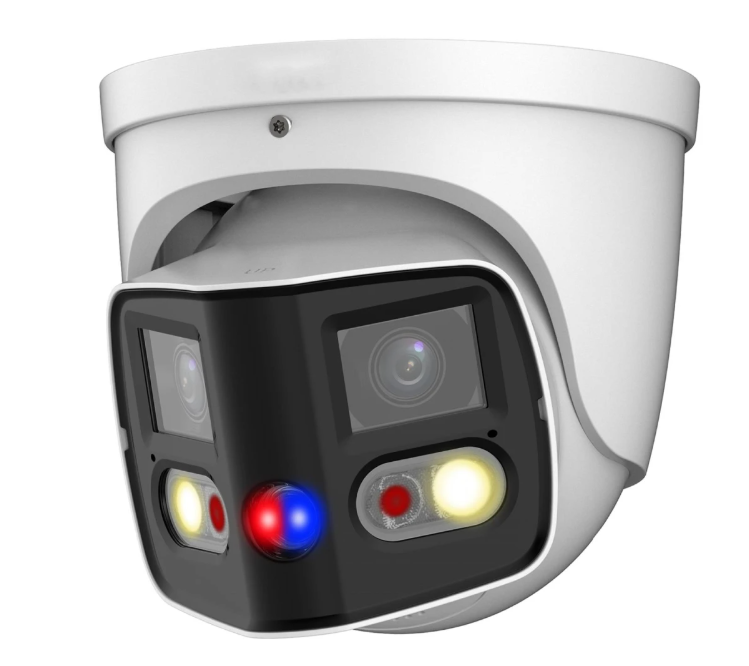 GOLIATH Starlight IP Dome Kamera 8 MP 180° WDR 25m IR Ton SMD PoE 4K Dual Serie