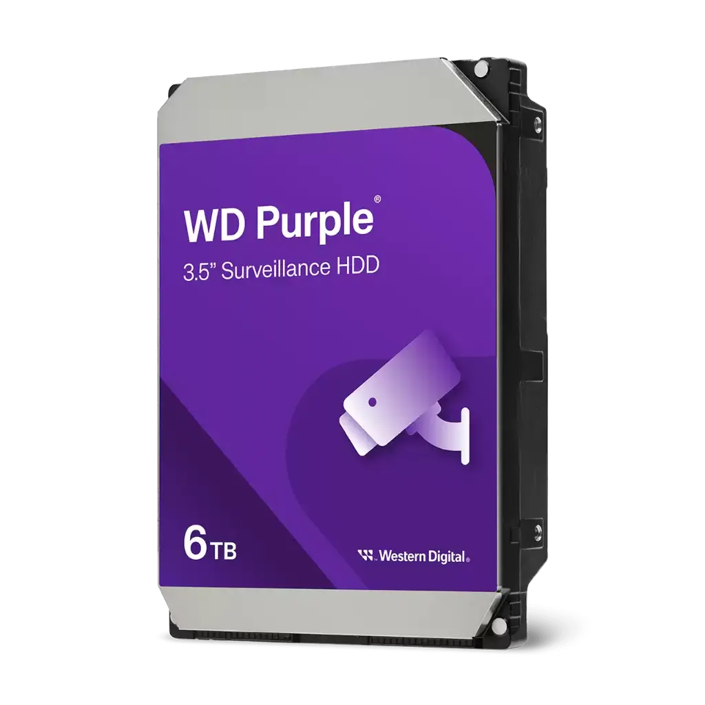 6TB Festplatte WD PURPLE