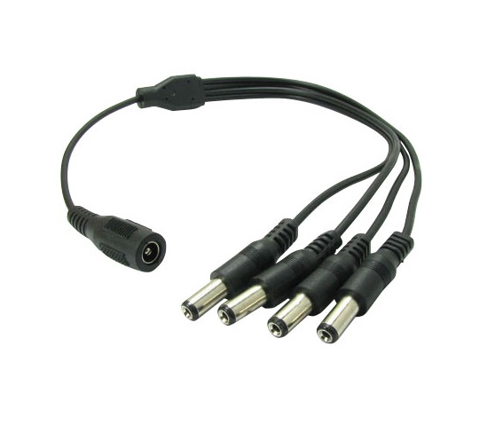 DC-Kabel Verteiler 1 weiblich, 4 männlich