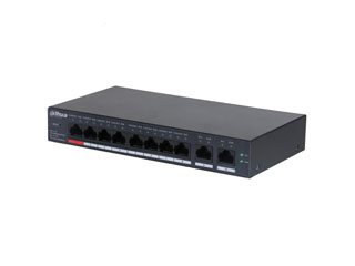 Dahua 10-Port Cloud-Managed Desktop-Switch mit 8 PoE-Ports