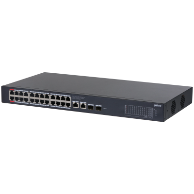 Dahua 28-Port Cloud-Managed Gigabit Desktop-Switch mit 24 PoE-Ports