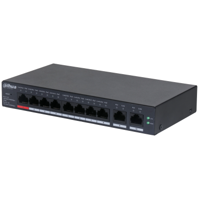 Dahua 10-Port Cloud-Managed Gigabit Desktop-Switch mit 8 PoE-Ports