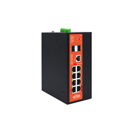 Switch PoE gestionable de 8 PoE Gigabit + 2 SFP Gigabit
