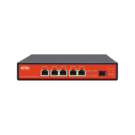 PoE-Switch mit 5 PoE Gigabit + 1 SFP Gigabit