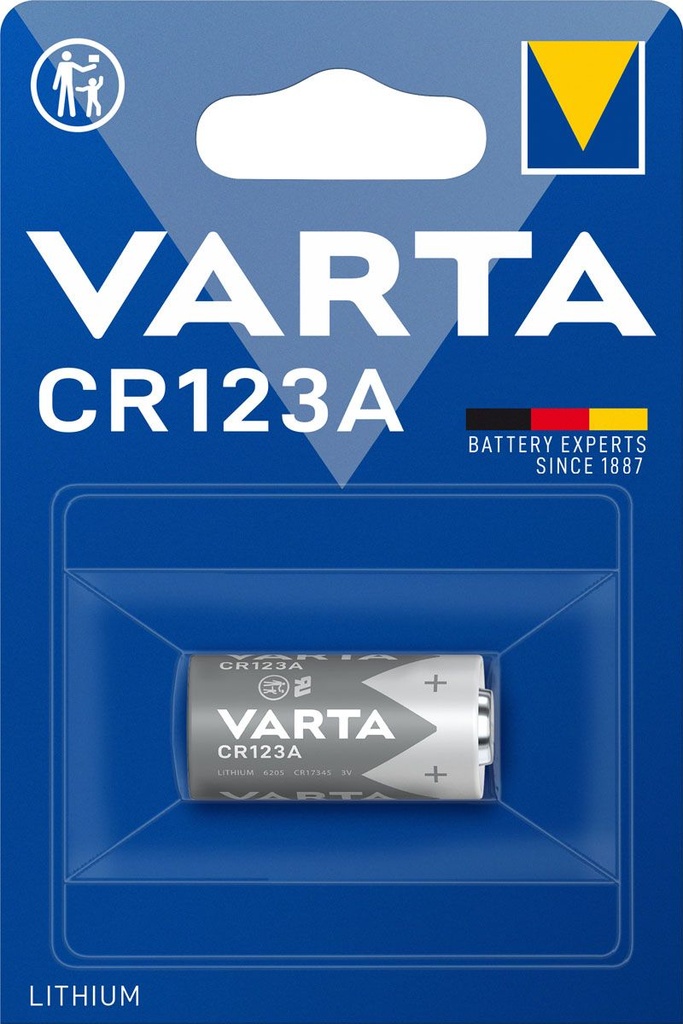 Varta CR123A Professional Batterie 1er Pack