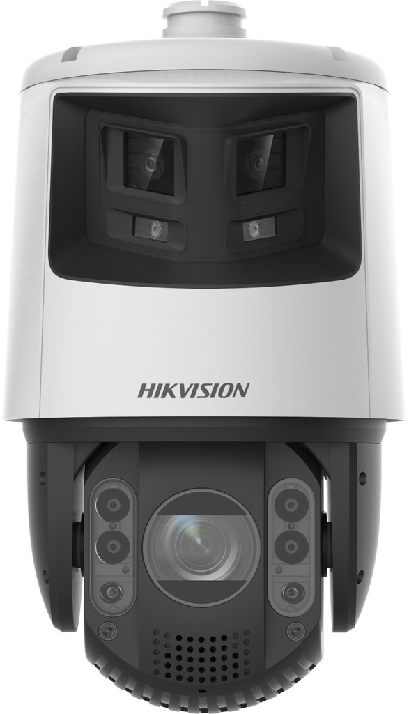 4MP PTZ Netzwerkkamera mit 6MP-Übersichtskamera und 25x Zoom 