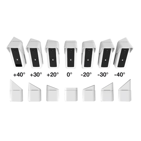VISIER + 4 WINKELHALTERUNGEN FÜR VIDEOTÜRSPRECHANLAGE VESTA VDP-3
