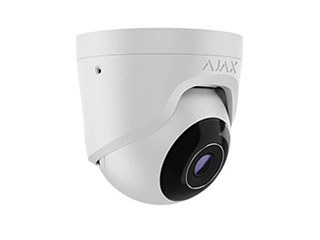Ajax TurretCam HL (5 MP / 4 mm)-W – Netzwerk-Turret-Kamera mit Hybridbeleuchtung