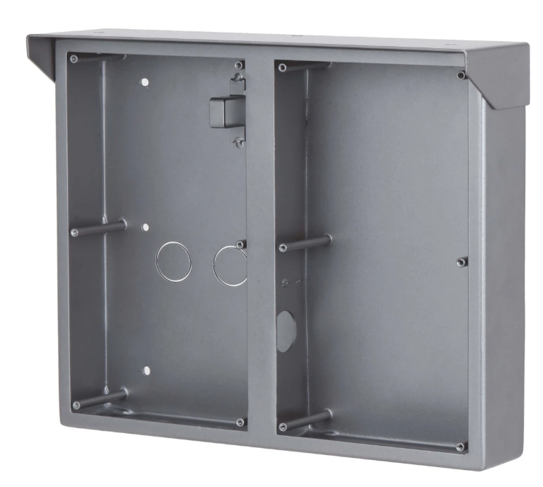 GOLIATH IP & 2-Draht Video Türsprechanlage | 4-Fach Aufputzgehäuse | Aufputzgehäuse | Regenabdeckung