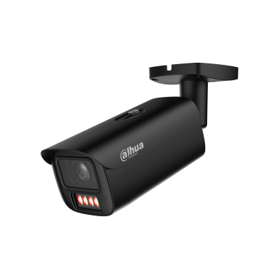 Dahua 8MP 4K KI-Bullet-Netzwerk-Kamera mit motorisiertem Zoom und Dual-Light in Schwarz