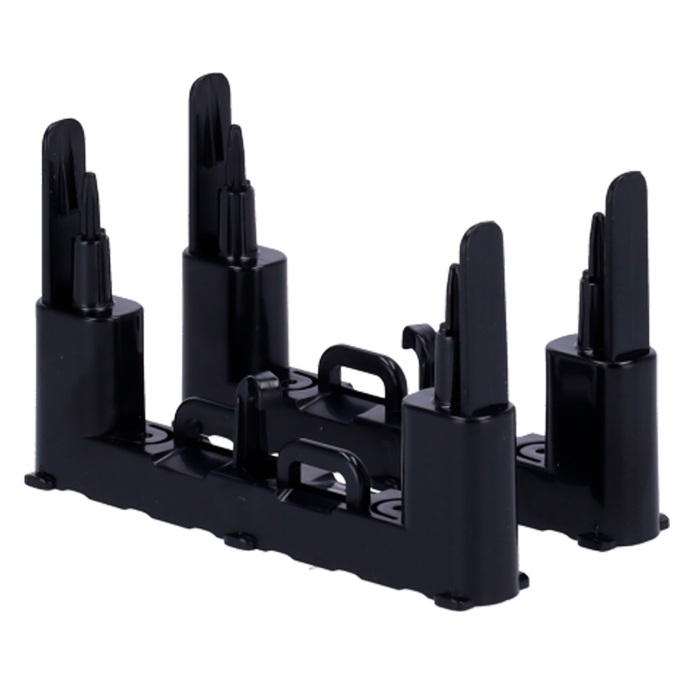 Fibra Module Holder Typ A Montagehalter Schwarz