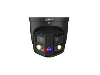 2× 4MP TioC Dual-Lens Splicing Turret Netzwerkkamera 180° intelligente Dual-Beleuchtung SMD 4.0, AI SSA, Quick Pick,schwarz