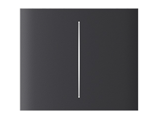 Ajax CenterButton (2-gang)-GRA Vert