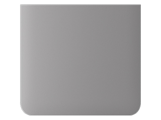 Ajax SideButton (1-gang)-F Vert Weiß