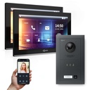 GOLIATH Hybrid IP Video Türsprechanlage 1-Fam Set 2x 10" HD 180° Kamera