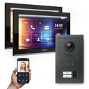 GOLIATH Hybrid IP Türsprechanlage mit Anthrazit 2-Fam 2x 10" HD 