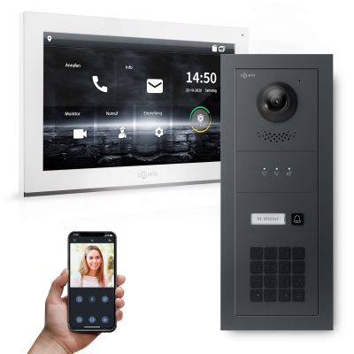 GOLIATH Hybrid IP Video Türsprechanlage 1-Fam 10" HD