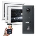 GOLIATH Hybrid IP Video Türsprechanlage 1-Fam 3x 10" HD Fingerprint 