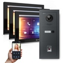 GOLIATH  Hybrid IP Videotürsprechanlage Anthrazit 1-Fam 3x 10" HD Fingerprint 