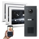 GOLIATH Hybrid IP Videotürsprechanlage Anthrazit 1 Fam 3x 10" HD Keypad
