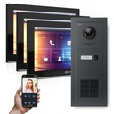 GOLIATH Hybrid IP Videotürsprechanlage Anthrazit 1-Fam 3x 10" HD Keypad 