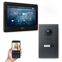 GOLIATH Hybrid IP Video Türsprechanlage mit App Anthrazit 1-Familie 7"