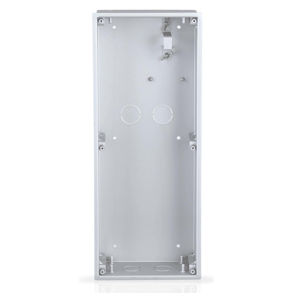 GOLIATH Hybrid IP & 2-Draht Video Türsprechanlage | 3-Fach Unterputzgehäuse | Aluminium
