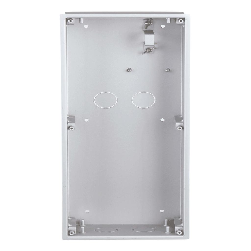 GOLIATH PRO IP & 2-Draht Video Türsprechanlage | 2-Fach Unterputzgehäuse | Aluminium