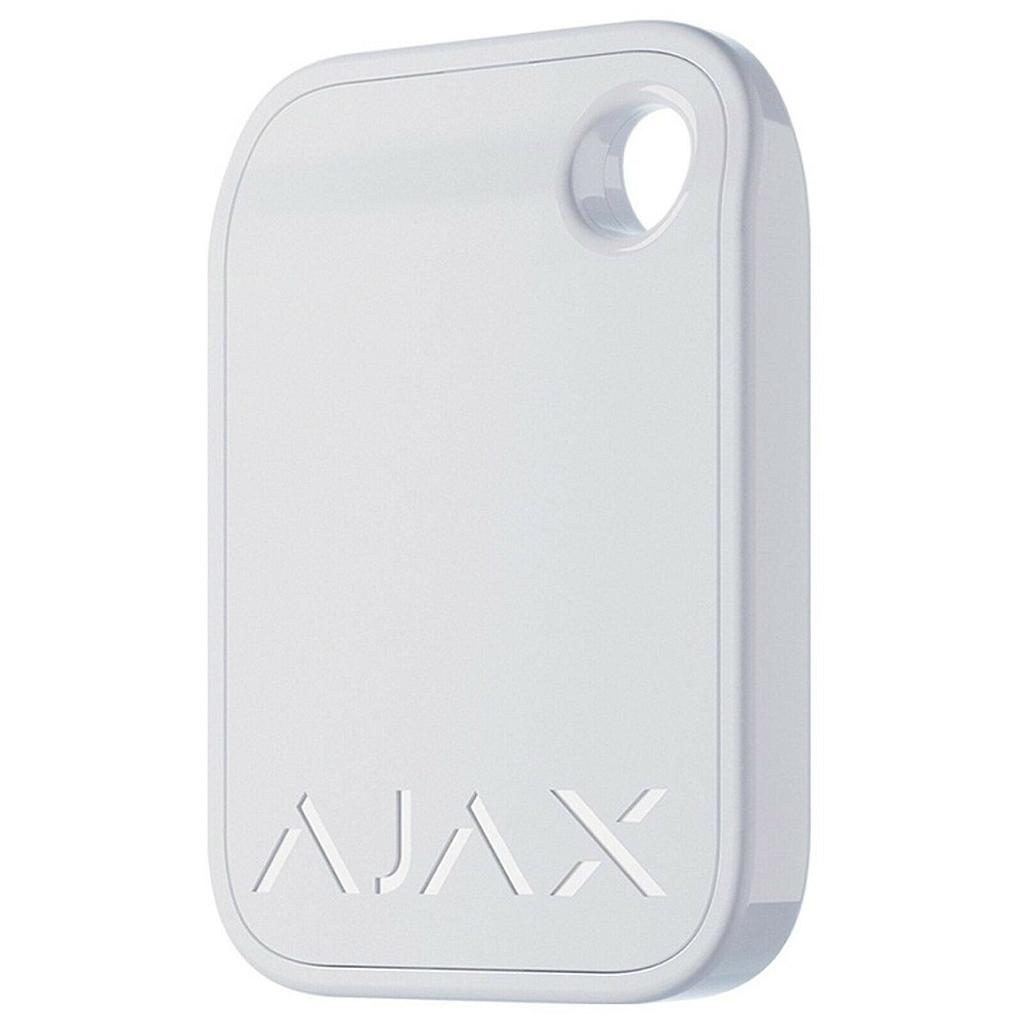 Ajax-Zugriffs-Tag für das KeyPad Plus-Tastenfeld, weiß. DESFire EV3 2k-Tag, nur UID. Eine Ajax-Karte kann bis zu 13 Hubs verwalten. 