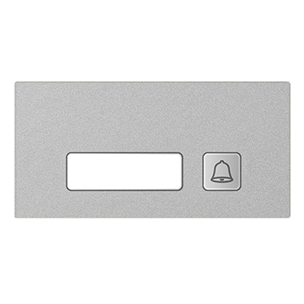 GOLIATH 1er Klingel Modul LED Namensschild Aluminium