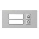 GOLIATH Hybrid IP & 2-Draht Video Türsprechanlage 2er Klingel Modul 