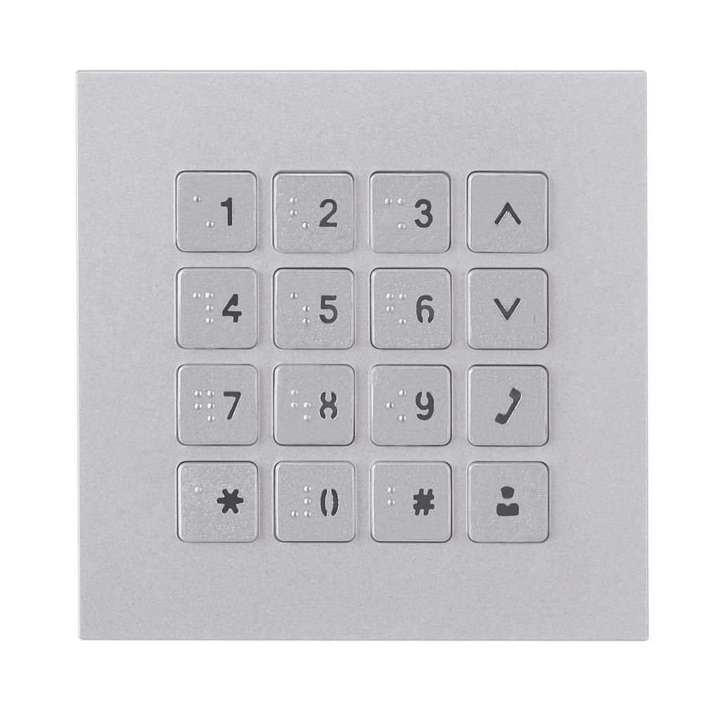 GOLIATH Hybrid IP & 2-Draht Keypad Modul Blindenschrift Beleuchtung