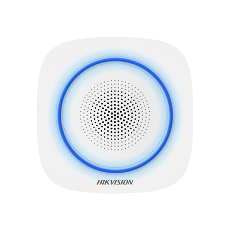 [DS-PS1-I-WE (BLUE)] Hikvision Drahtloser Innenalarm mit blauem Blitz