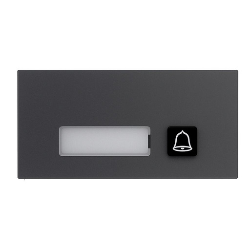 [AV-VTA05-B1AV2] GOLIATH PRO IP & 2-Draht Video Türsprechanlage | 1er Klingel Modul | LED Namensschild | Aluminium