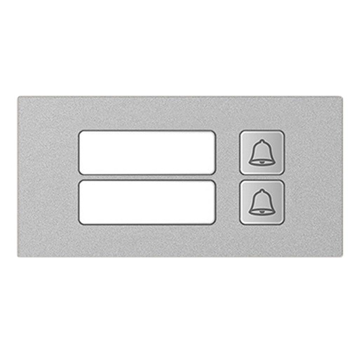 [AV-VTA05-B2V2] GOLIATH Hybrid IP & 2-Draht Video Türsprechanlage 2er Klingel Modul 