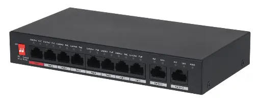 [AV-NSP01-08V3] GOLIATH 8-Port PoE Switch +2 Base-T/X Port