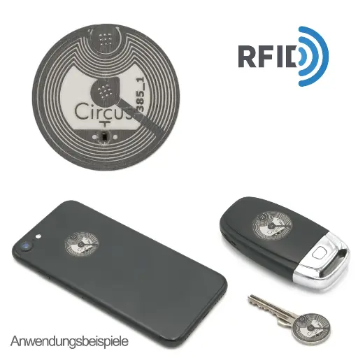 [AV-VTZ15] RFID Chip Sticker Aufkleber Selbstklebend für GOLIATH RFID