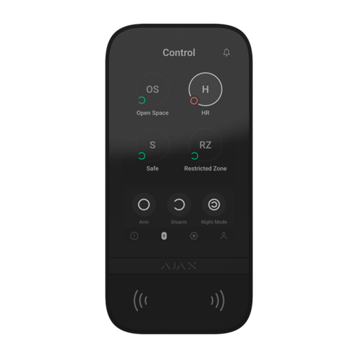 [AJ-Fibra Keypad Touch-B] Fibra Keypad Touch Schwarz