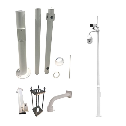 [VITO-4473] 4m Mast für Überwachungskamera-Installationen