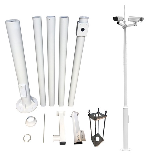 [VITO-4472] 6m Mast für Überwachungskamera-Installationen