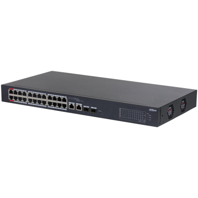 [DH-CS4226-24ET-375] Dahua 26-Port Cloud-Managed Desktop-Switch mit 24 PoE-Ports